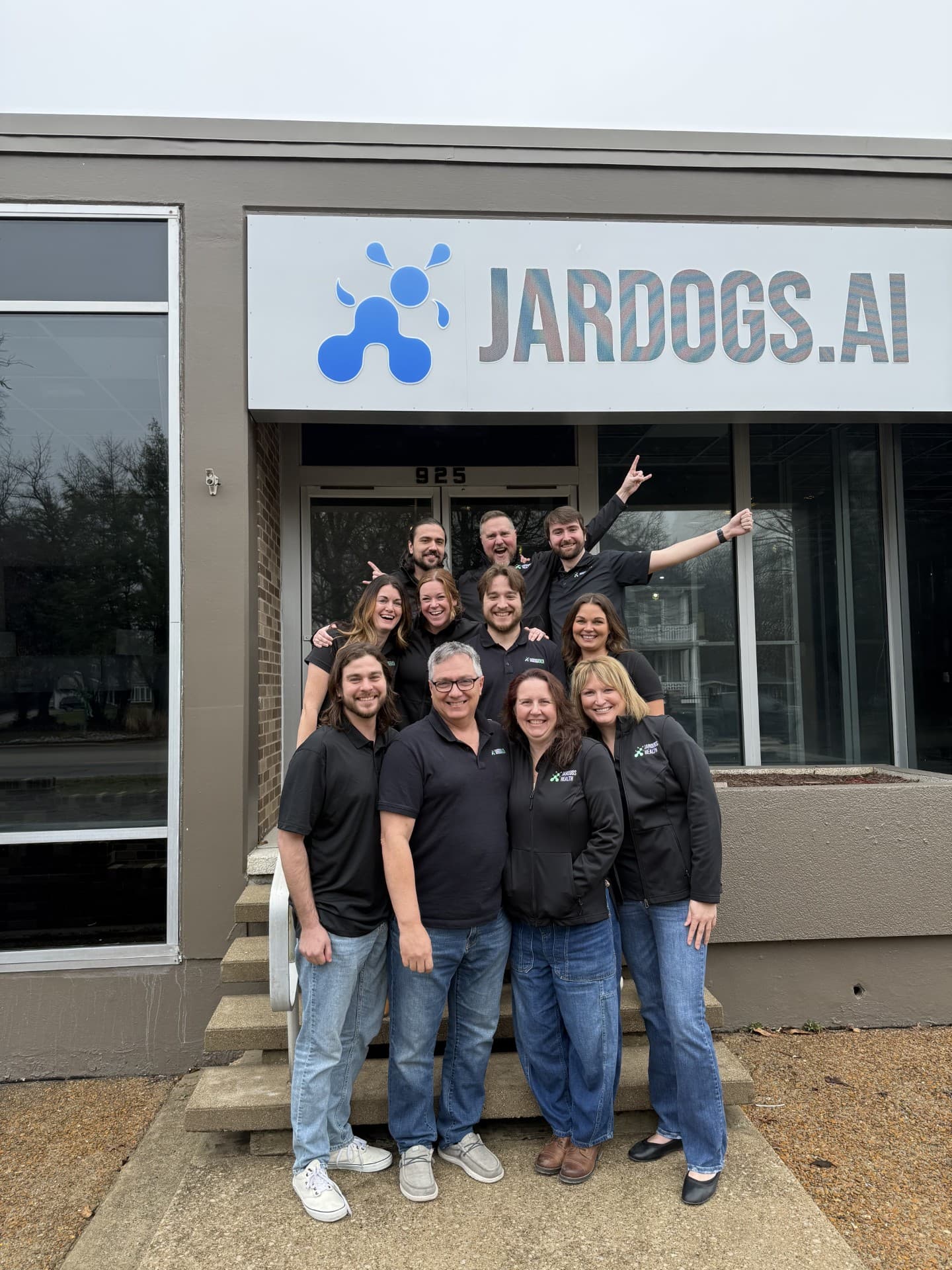 The JardogsHealth team outside our headquarters