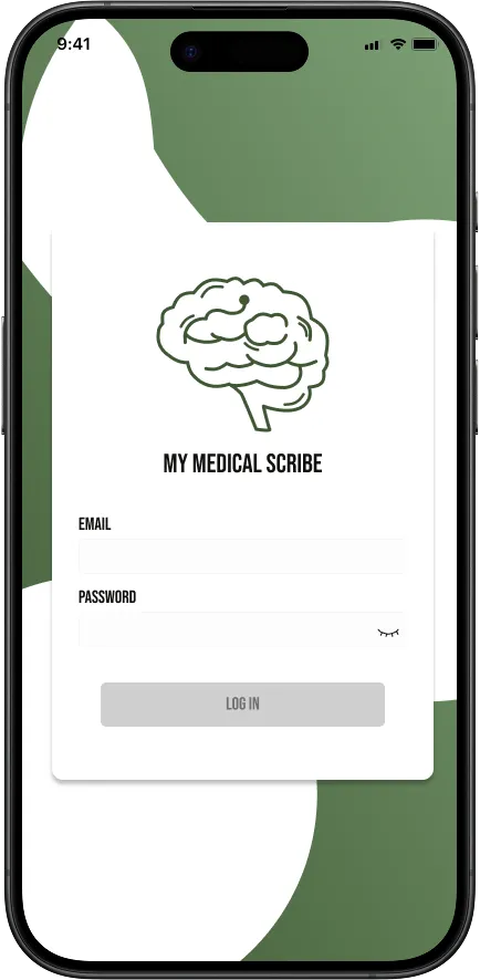 My Medical Scribe Mobile App